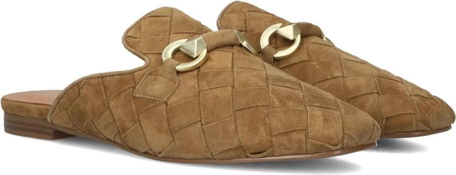 STEFANO LAURAN Instappers Dames D24083 Suède Camel - Foto 2