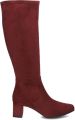 STEFANO LAURAN Hoge Laarzen Dames 25547 Suèdelook Bordeaux - Bordeaux