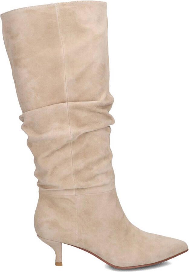STEFANO LAURAN Hoge Laarzen Dames E25555 Suède Beige