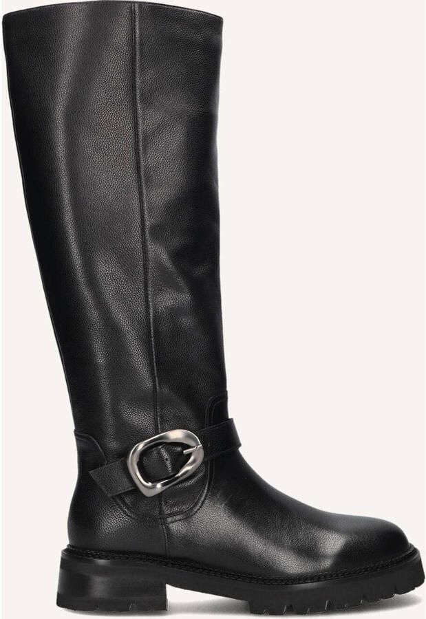 STEFANO LAURAN Hoge Laarzen Dames Pe2053 Maat: 36 Materiaal: Leer Kleur: Zwart