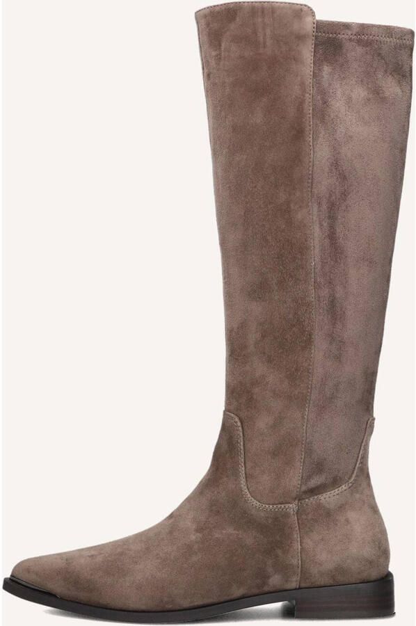 STEFANO LAURAN Hoge Laarzen Dames Pe2059 Maat: 40 Materiaal: Suède Kleur: Taupe
