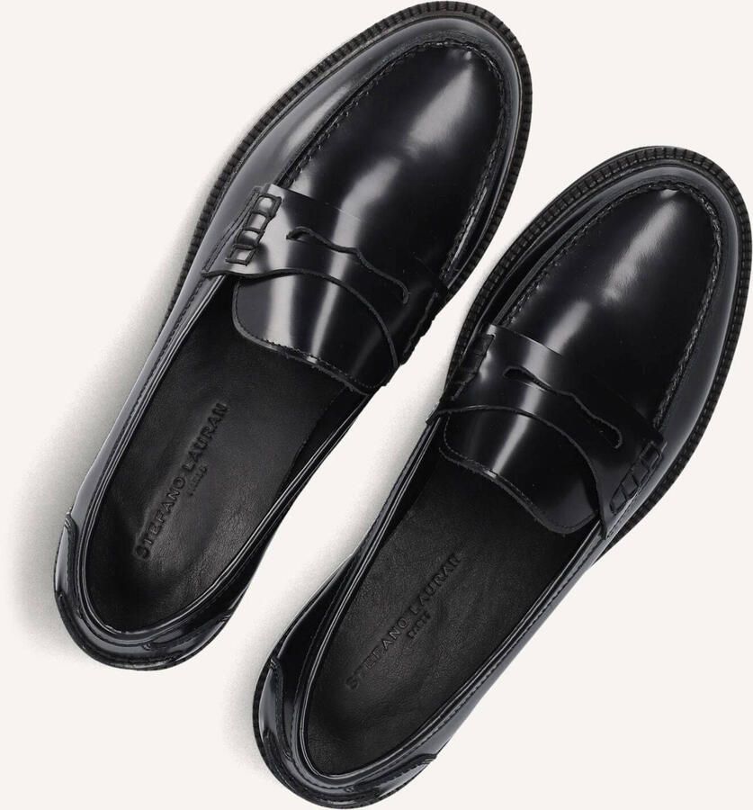 STEFANO LAURAN Loafers Dames 12043-1 38 5 Leer Zwart - Foto 3