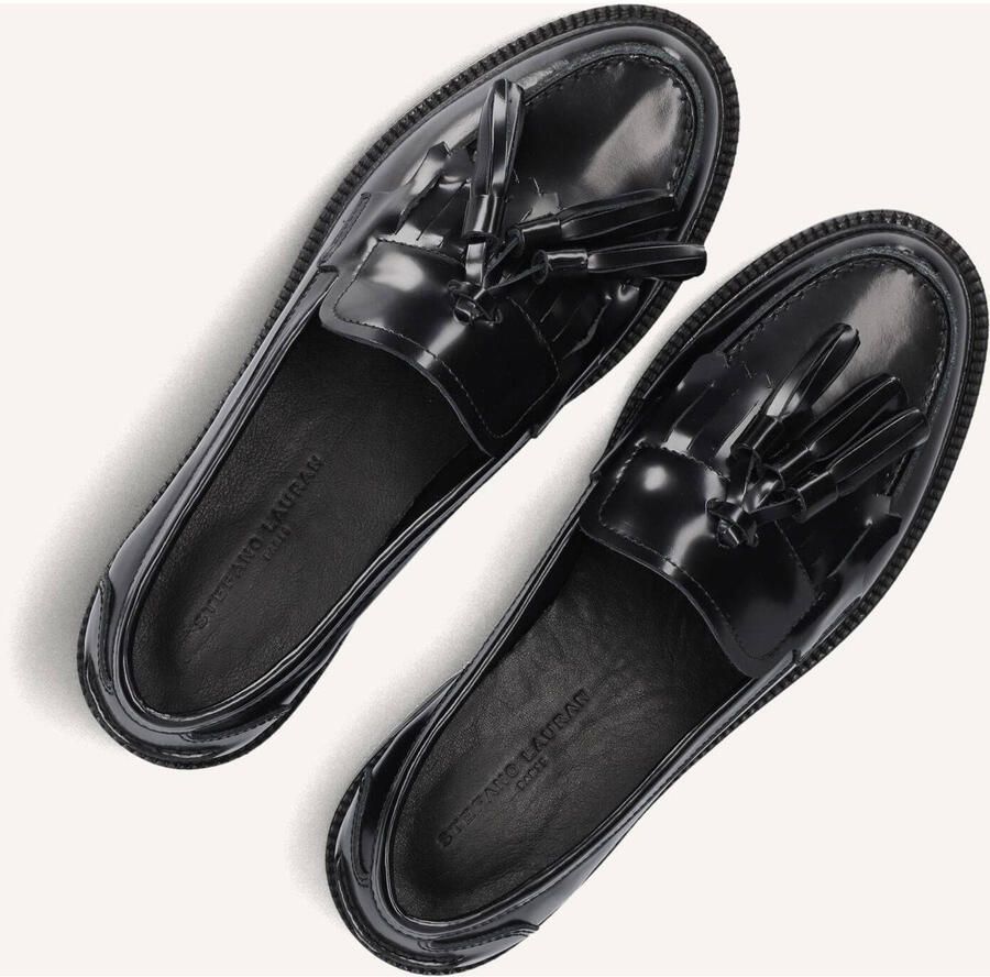 STEFANO LAURAN Loafers Dames 12044 Leer Zwart - Foto 2