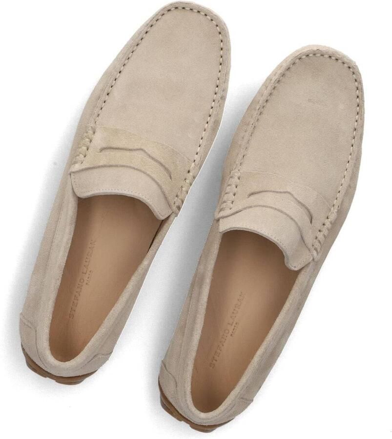 STEFANO LAURAN Loafers Heren 2500 Suède Beige - Foto 4