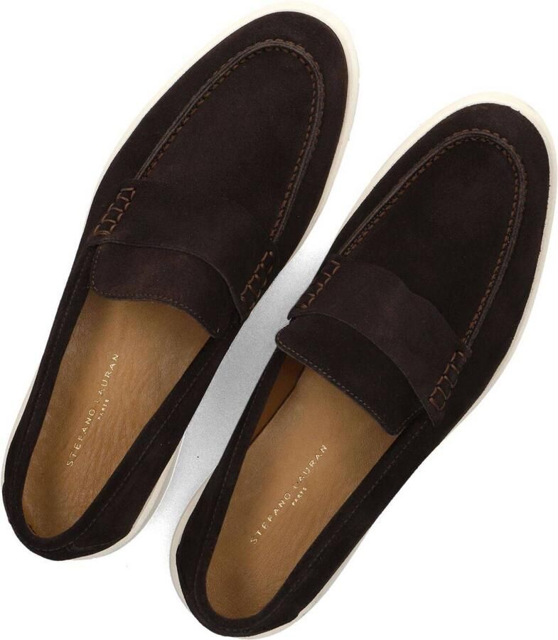 STEFANO LAURAN Loafers Heren 7183 Suède Bruin - Foto 3
