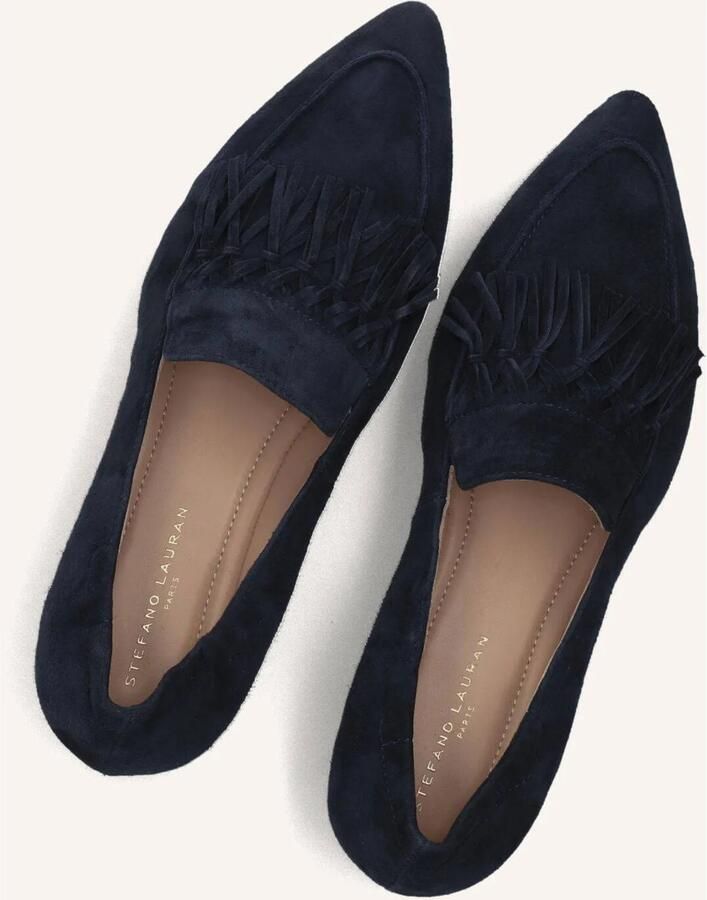 STEFANO LAURAN Loafers Dames E2574 Suède Blauw - Foto 6