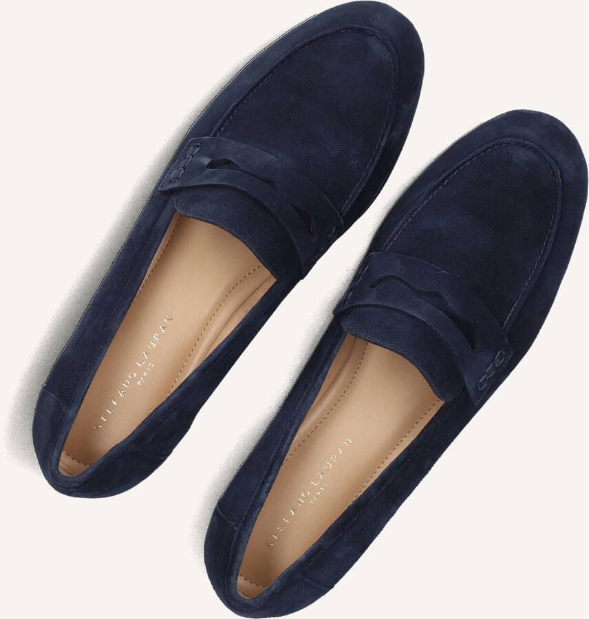 STEFANO LAURAN Loafers Dames Pe2579 Suède Blauw - Foto 5
