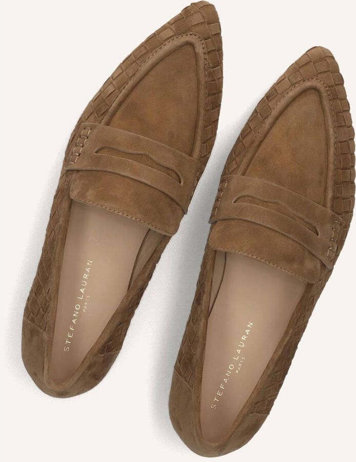 STEFANO LAURAN Loafers Dames St2656 Suède Camel - Foto 5