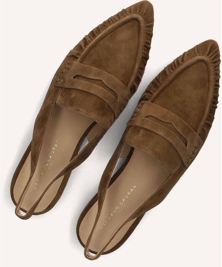 STEFANO LAURAN Loafers Dames St2657 Suède Bruin - Foto 5