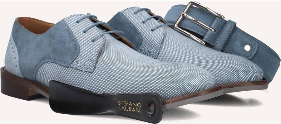 STEFANO LAURAN Nette Schoenen Heren Msh00100086. Textiel Blauw - Foto 6