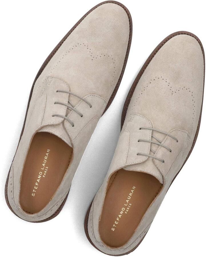 STEFANO LAURAN Nette Schoenen Heren Msh0010098 Suède Beige - Foto 4