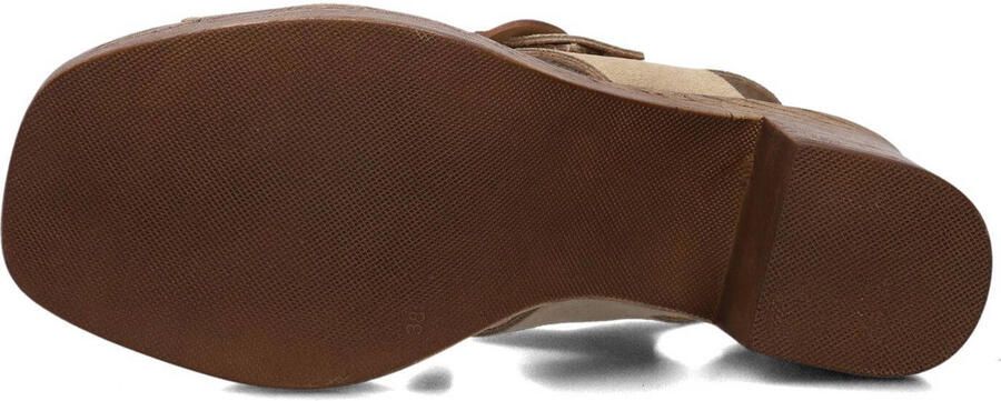 STEFANO LAURAN Sandalen met Hak Dames 930 Suède Beige - Foto 3