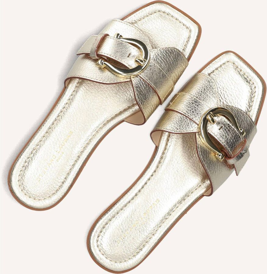 STEFANO LAURAN Slippers Dames 23100 Maat: 41 Materiaal: Leer Kleur: Goud - Foto 3