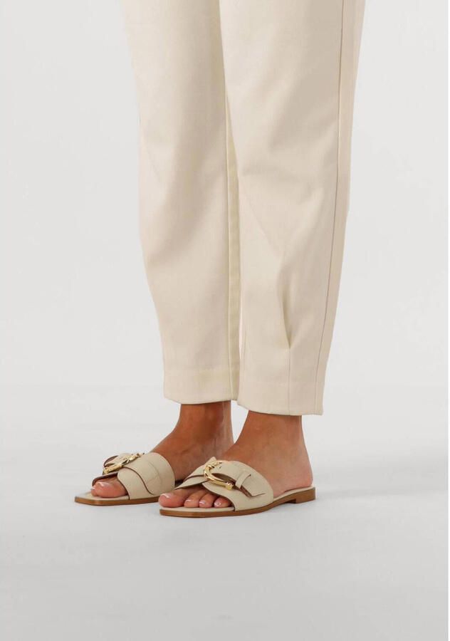 STEFANO LAURAN Slippers Dames 23100 Leer Wit - Foto 3