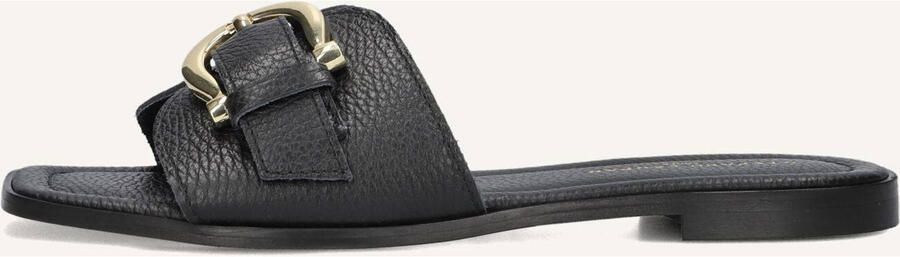STEFANO LAURAN Slippers Dames 23100 Maat: 39 Materiaal: Leer Kleur: Zwart - Foto 2