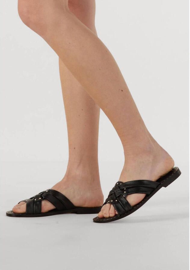 STEFANO LAURAN Slippers Dames 24003 Maat: 37 Materiaal: Leer Kleur: Zwart - Foto 2
