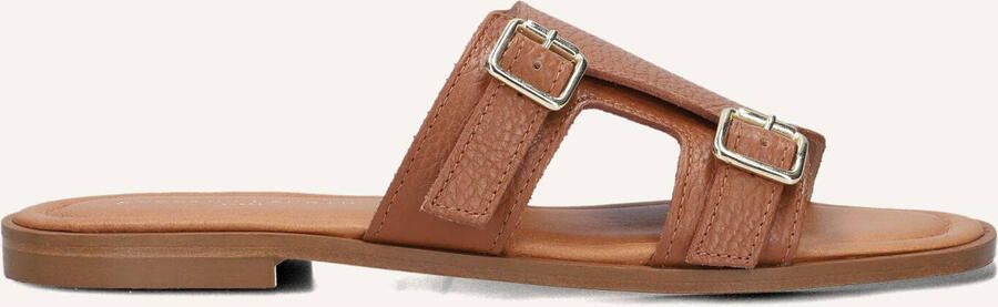 STEFANO LAURAN Slippers Dames 24004 Maat: 37 Materiaal: Leer Kleur: Cognac - Foto 2