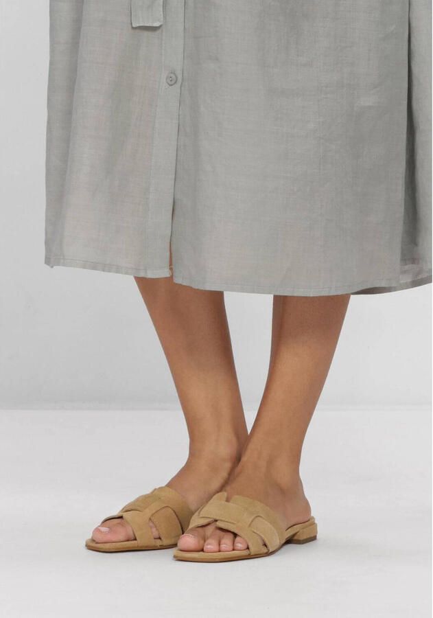 STEFANO LAURAN Slippers Dames 24050 Suède Beige - Foto 6