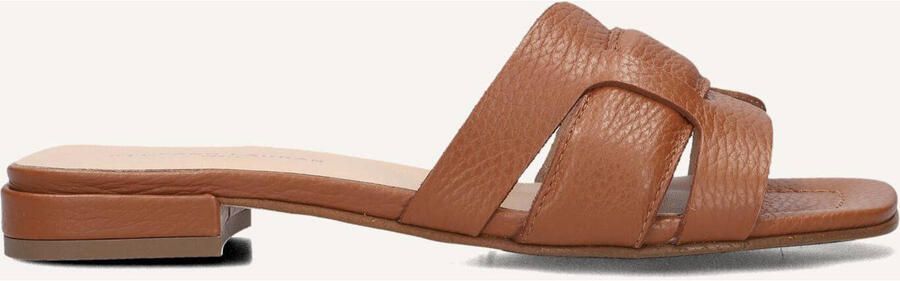 STEFANO LAURAN Slippers Dames 24050 Maat: 36 Materiaal: Leer Kleur: Cognac - Foto 2