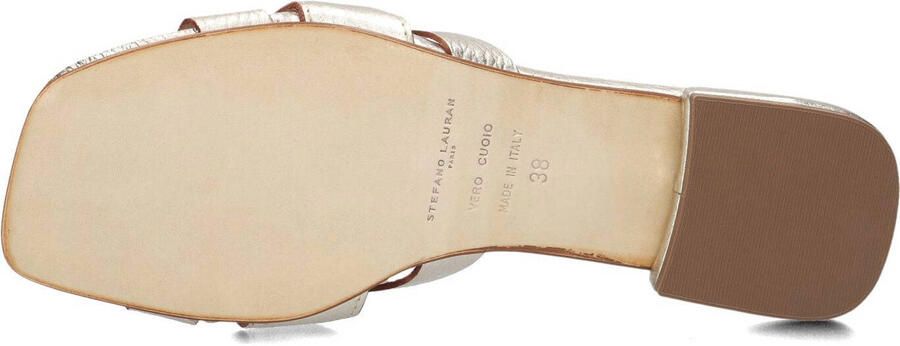 STEFANO LAURAN Slippers Dames 24050 Leer Goud - Foto 4