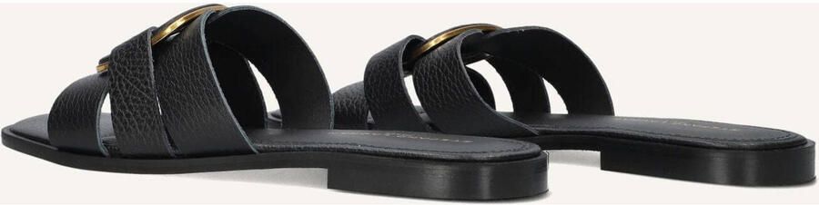 STEFANO LAURAN Slippers Dames 24152 Leer Zwart - Foto 3