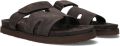 STEFANO LAURAN Badslippers Heren 26004 Suède Bruin - Donkerbruin
