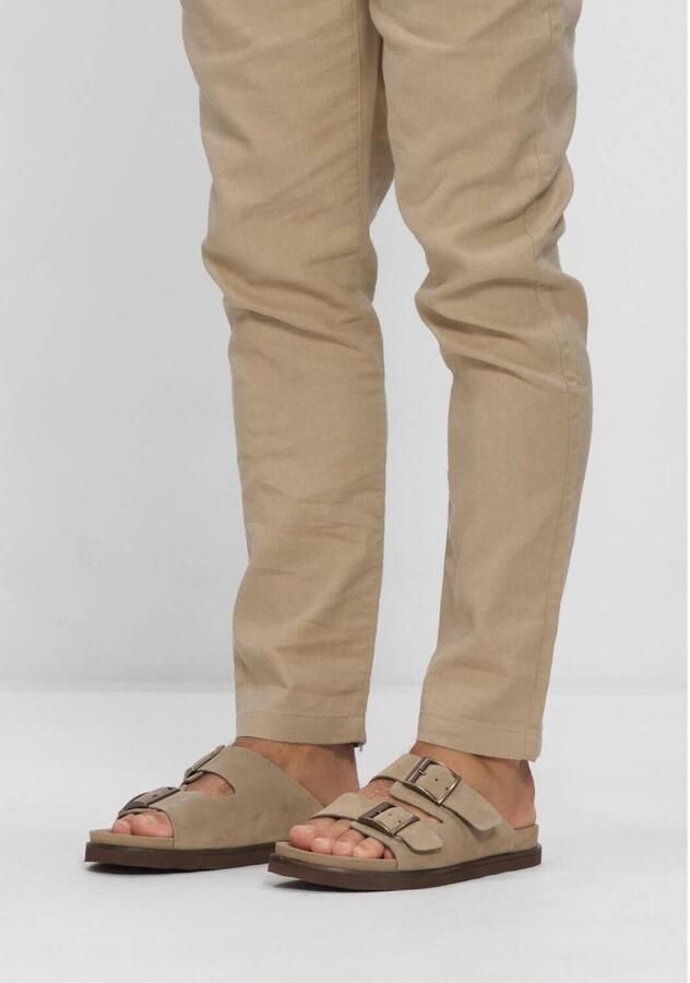 STEFANO LAURAN Slippers Heren 26005 Suède Beige - Foto 7