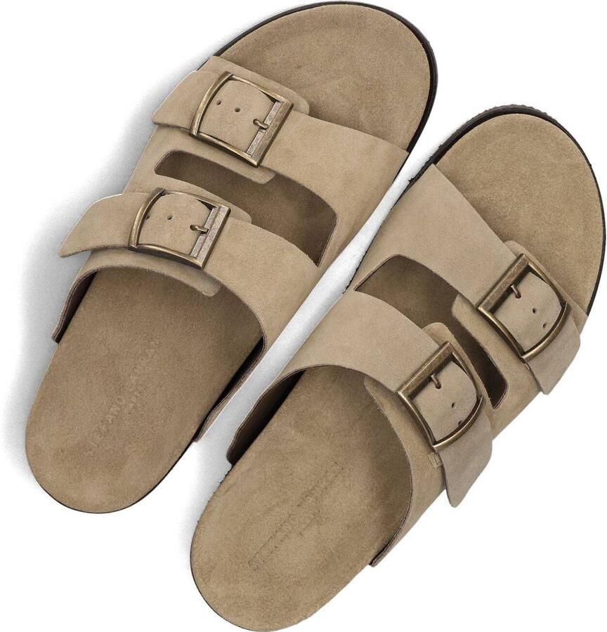 STEFANO LAURAN Slippers Heren 26005 Suède Beige - Foto 6