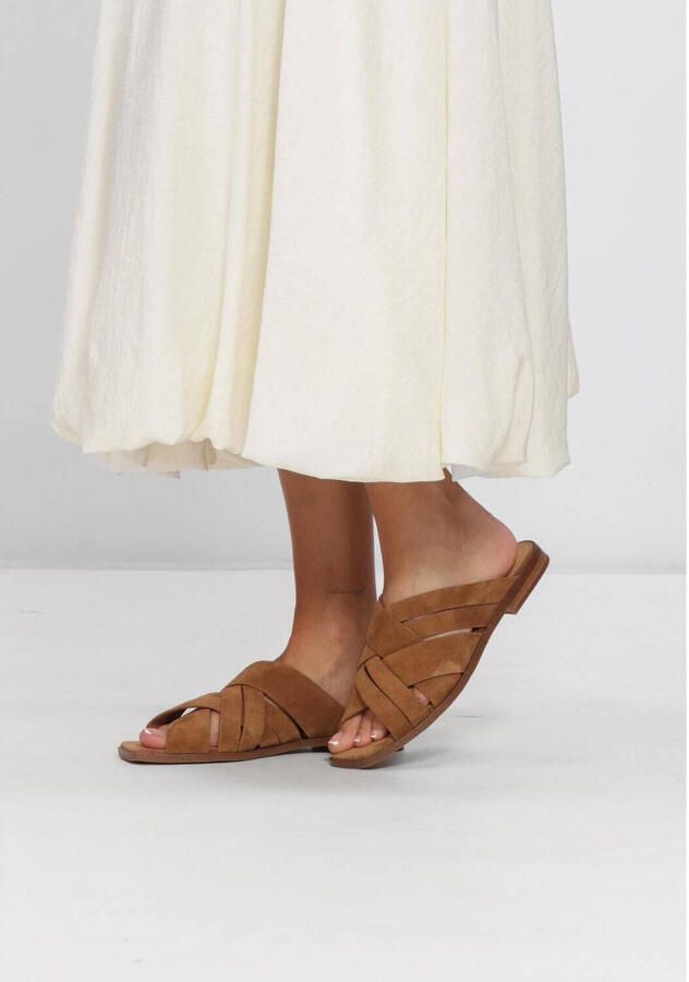 STEFANO LAURAN Slippers Dames 4004a Suède Camel - Foto 6