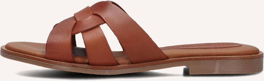 STEFANO LAURAN Slippers Dames 790 Maat: 41 Materiaal: Leer Kleur: Cognac - Foto 4