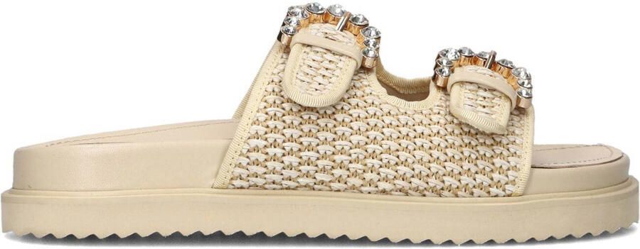 STEFANO LAURAN Slippers Dames 888632016k Raffia Beige - Foto 2
