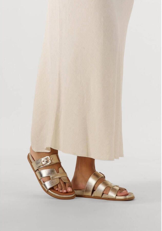 STEFANO LAURAN Slippers Dames 89863 1661 Leer Goud - Foto 2