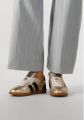 STEFANO LAURAN Lage Sneakers Dames 1white101 Leer Goud - Goud