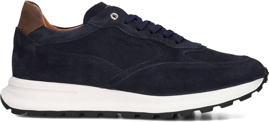 STEFANO LAURAN Lage Sneakers Heren Champ Suède Donkerblauw