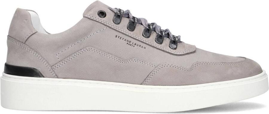 STEFANO LAURAN Lage Sneakers Heren Lj2502 Nubuck Grijs