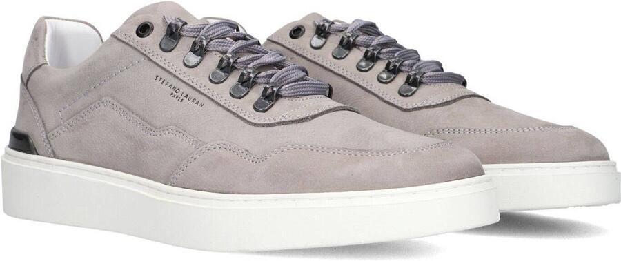 STEFANO LAURAN Lage Sneakers Heren Lj2502 Nubuck Grijs - Foto 2