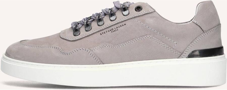 STEFANO LAURAN Lage Sneakers Heren Lj2502 Nubuck Grijs - Foto 3