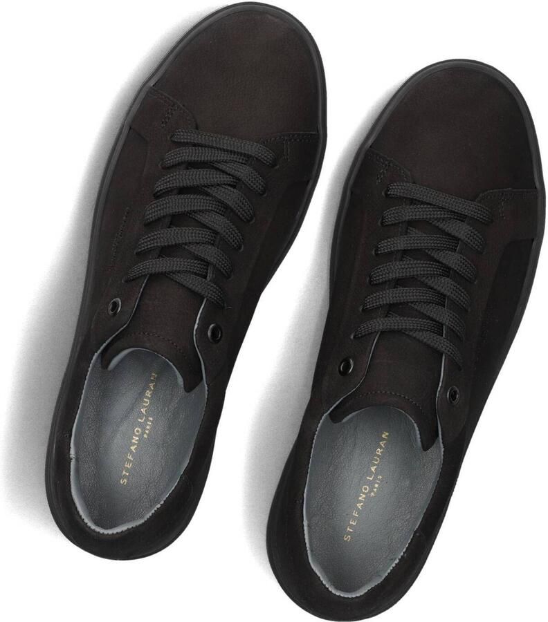 STEFANO LAURAN Lage Sneakers Heren Lj2503 Suède Zwart - Foto 3