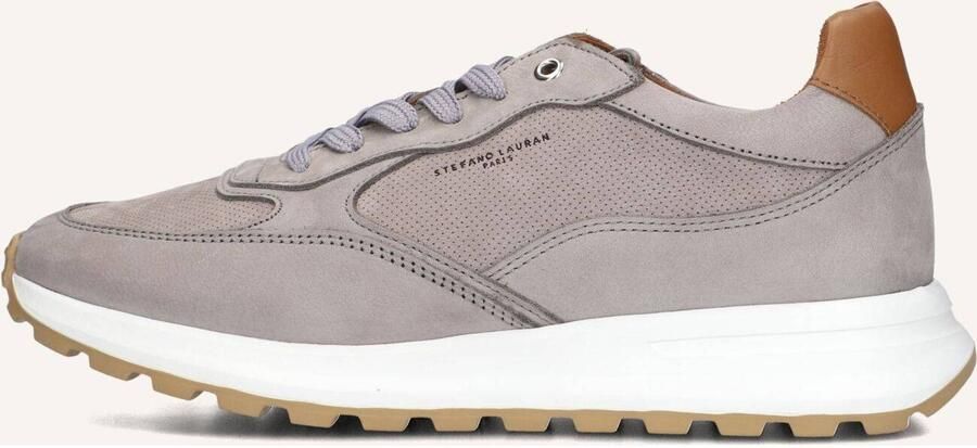 STEFANO LAURAN Lage Sneakers Heren Lj2504 Suède Grijs - Foto 6