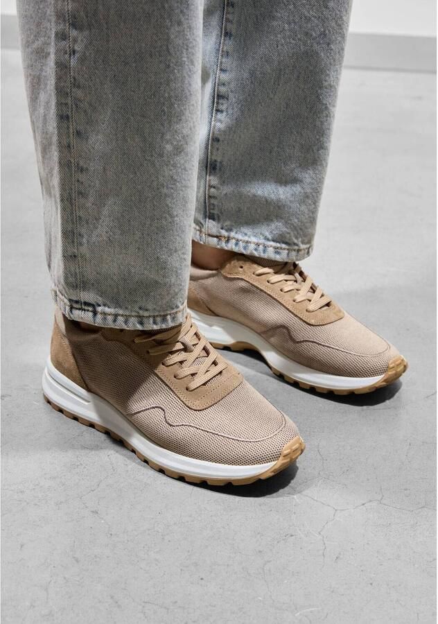 STEFANO LAURAN Lage Sneakers Heren Lj2505 Leer Grijs - Foto 6