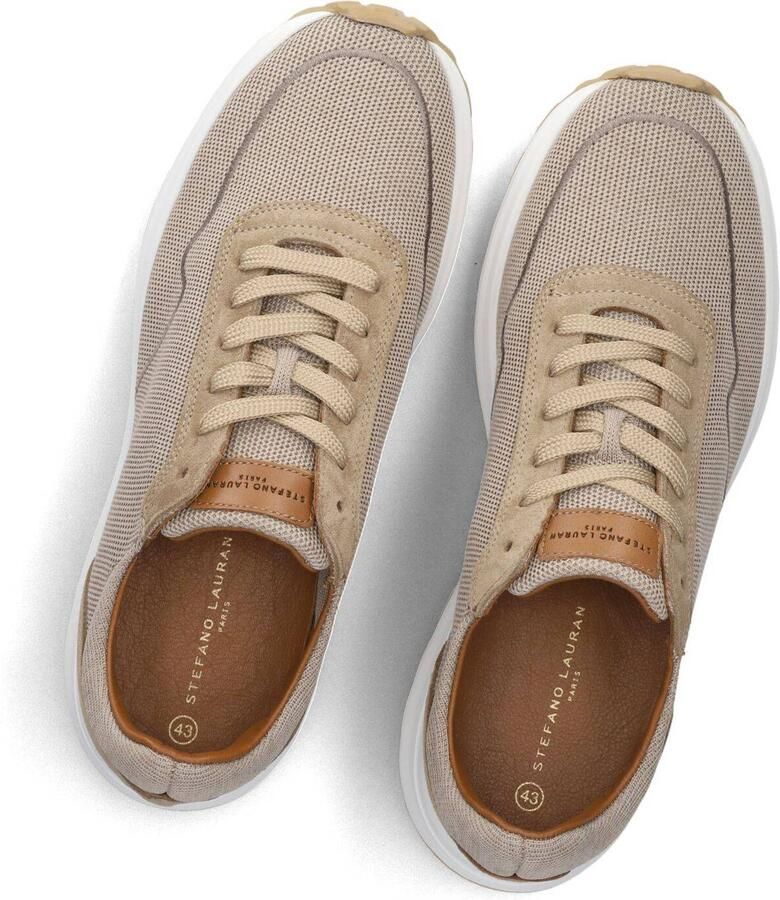 STEFANO LAURAN Lage Sneakers Heren Lj2505 Leer Grijs - Foto 4