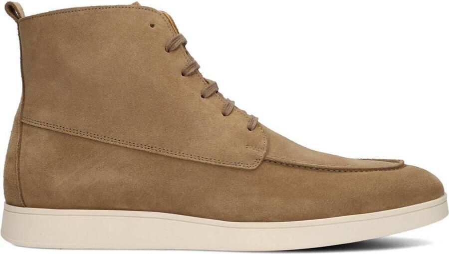 Stefano Lauran Veterboots Heren Boots Laarzen Herenschoenen Suède S3214 Beige