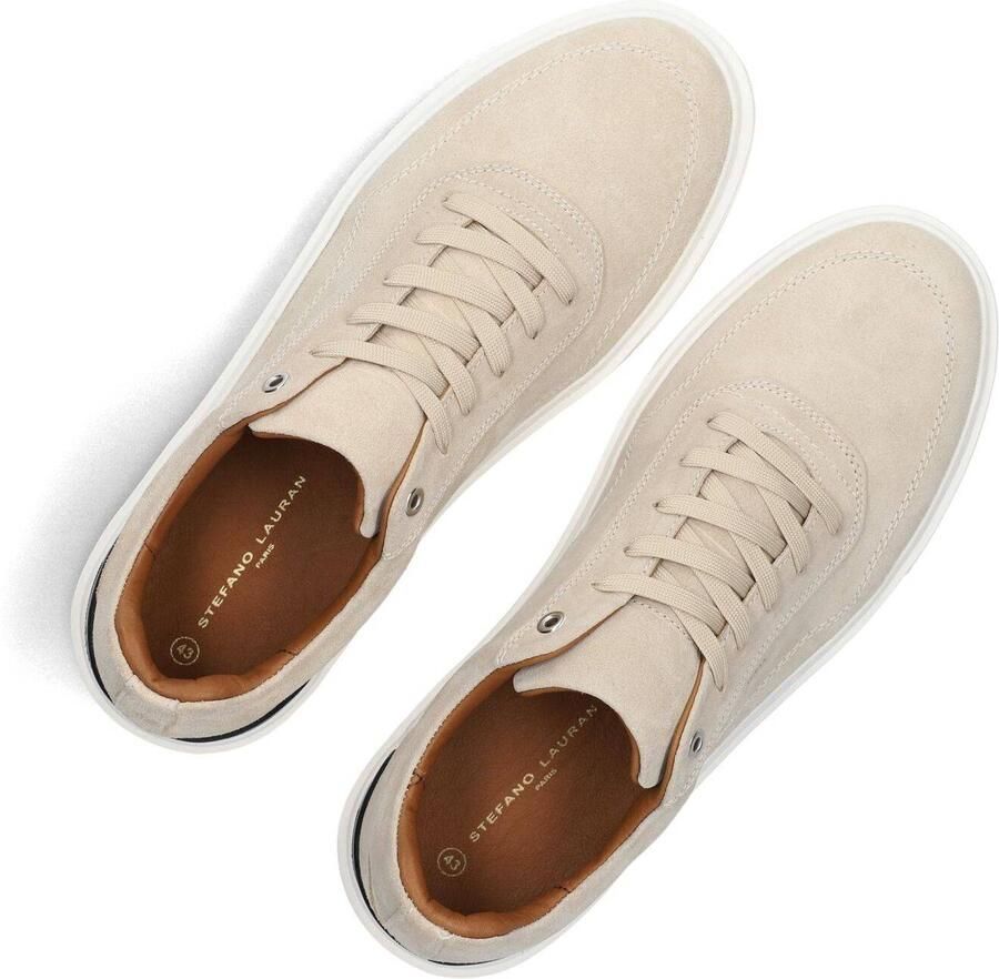 STEFANO LAURAN Lage Sneakers Heren Star 001 Suède Beige - Foto 3