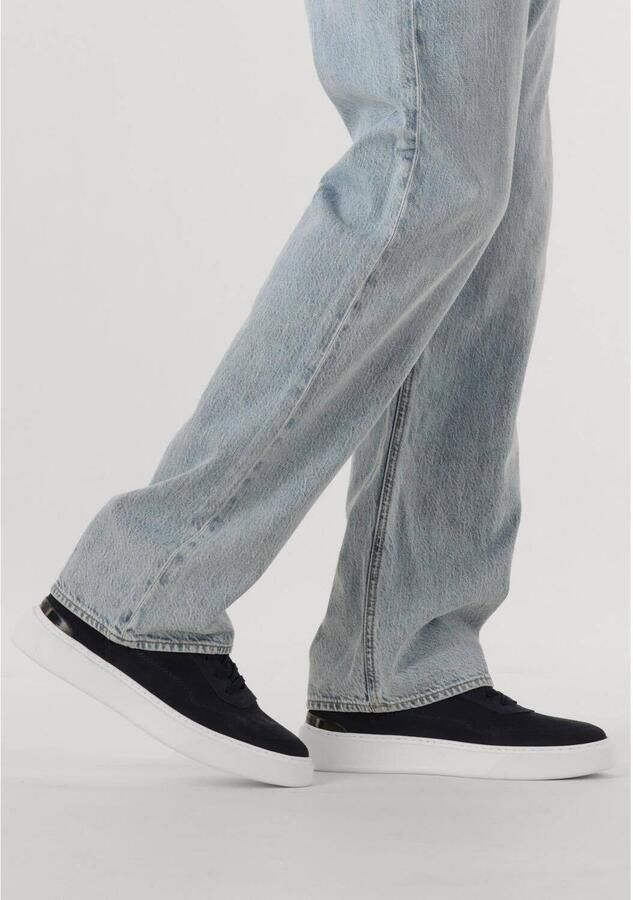 STEFANO LAURAN Lage Sneakers Heren Star 001 Nubuck Blauw - Foto 6