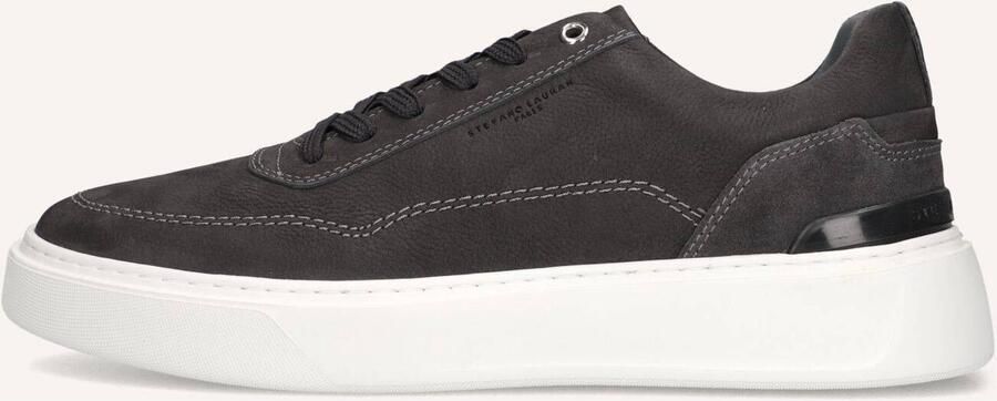 STEFANO LAURAN Lage Sneakers Heren Star 001 Nubuck Grijs - Foto 6