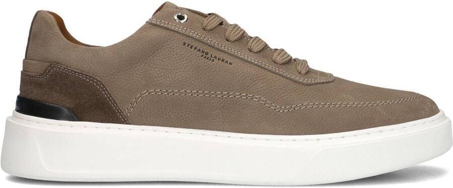 STEFANO LAURAN Lage Sneakers Heren Star 001 Nubuck Taupe