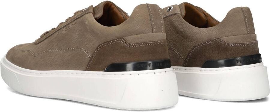 STEFANO LAURAN Lage Sneakers Heren Star 001 Nubuck Taupe - Foto 2