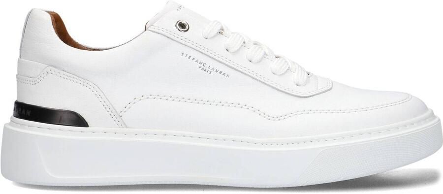 STEFANO LAURAN Lage Sneakers Heren Star 001 Leer Wit