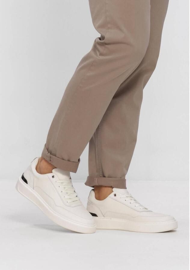 STEFANO LAURAN Lage Sneakers Heren Star 001 Leer Wit - Foto 5