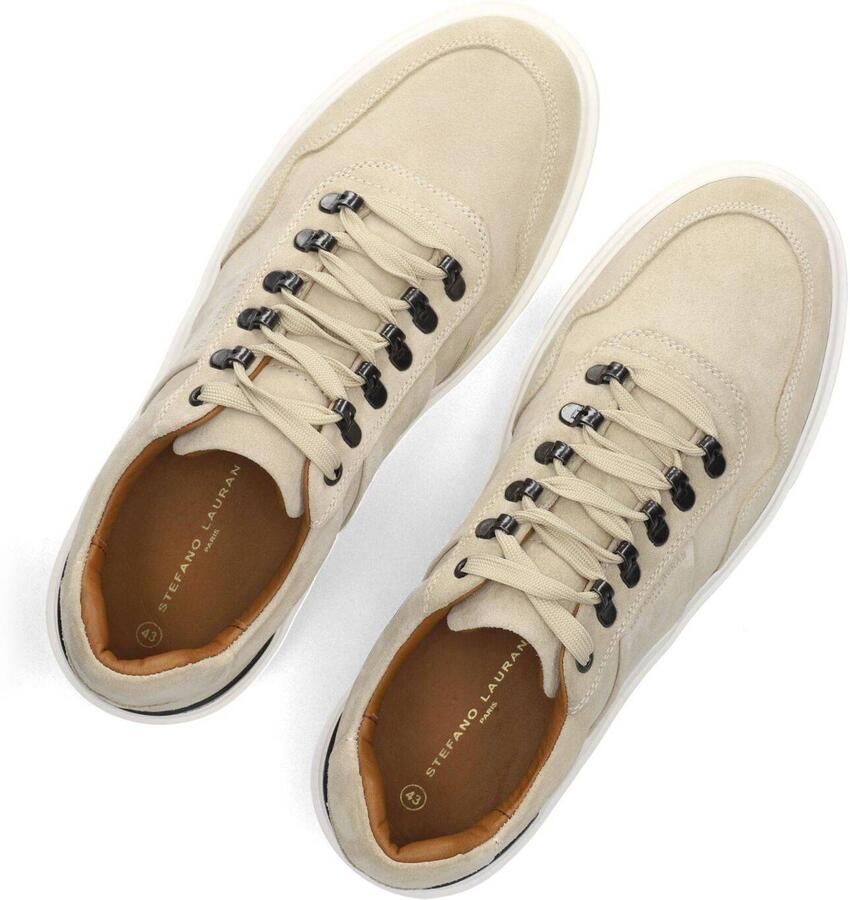 STEFANO LAURAN Lage Sneakers Heren Star 003 Suède Beige - Foto 5